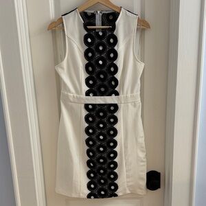Esley Black and White Mini Dress
